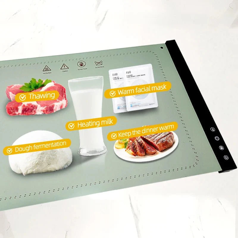 Silicone Heating Mat for Food Warming Trays | Rollable Party Buffet Warmer - GiftWave.co