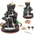 Backflow Incense Burner Waterfall with 120 Cones, Dual-Sided Incense Hol... — Gift Idea