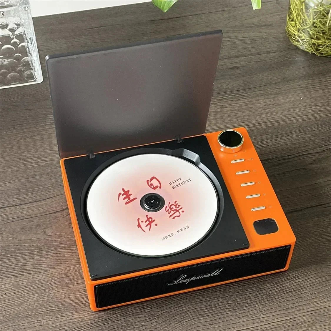 Portable CD Player Walkman Bluetooth 5.0 LCD Screen Built - In Speaker Anti - Skip USB - C Rechargeable Gift - GiftWave.co