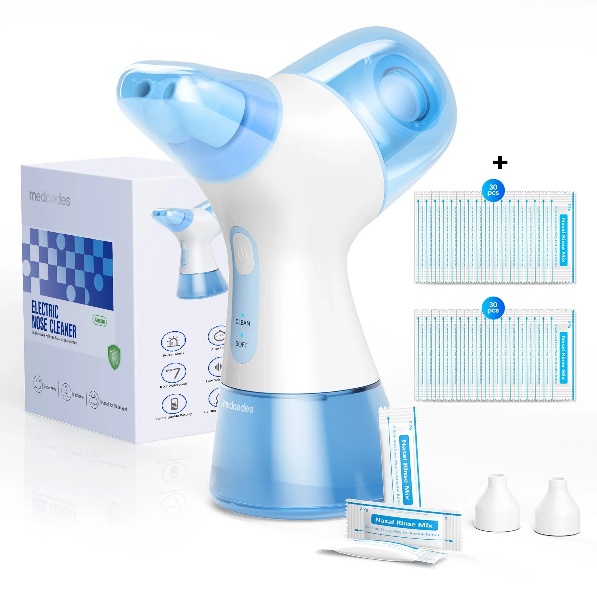 Electric Saline Wash System – Auto-Collection Self-Cleaning Rinse Kit — View 8