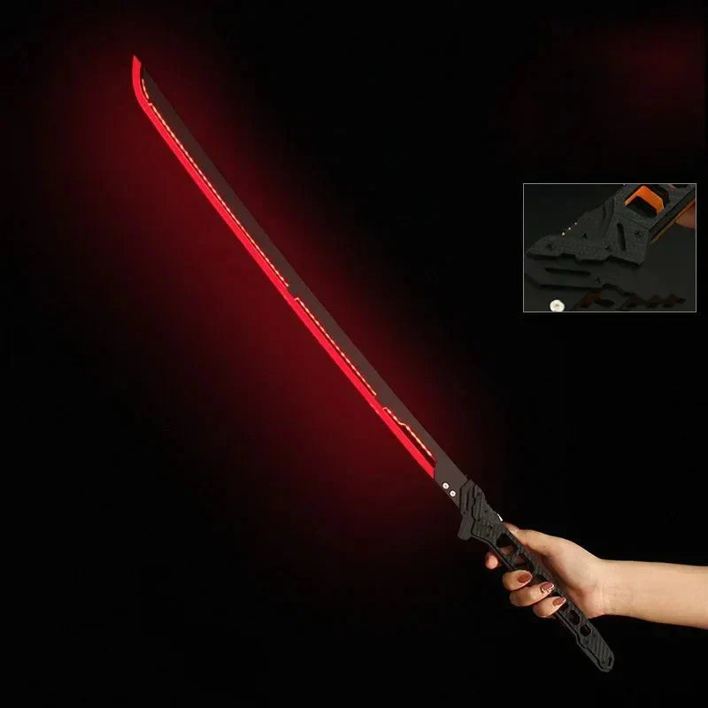 NeoBlade: 80cm Cyberpunk Luminous Toy Katana - GiftWave.co
