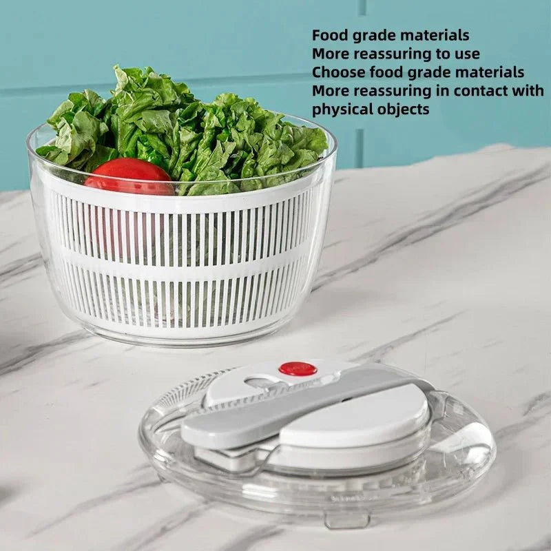 3L Multifunctional Salad Spinner – The All-in-One Freshness Station — View 2