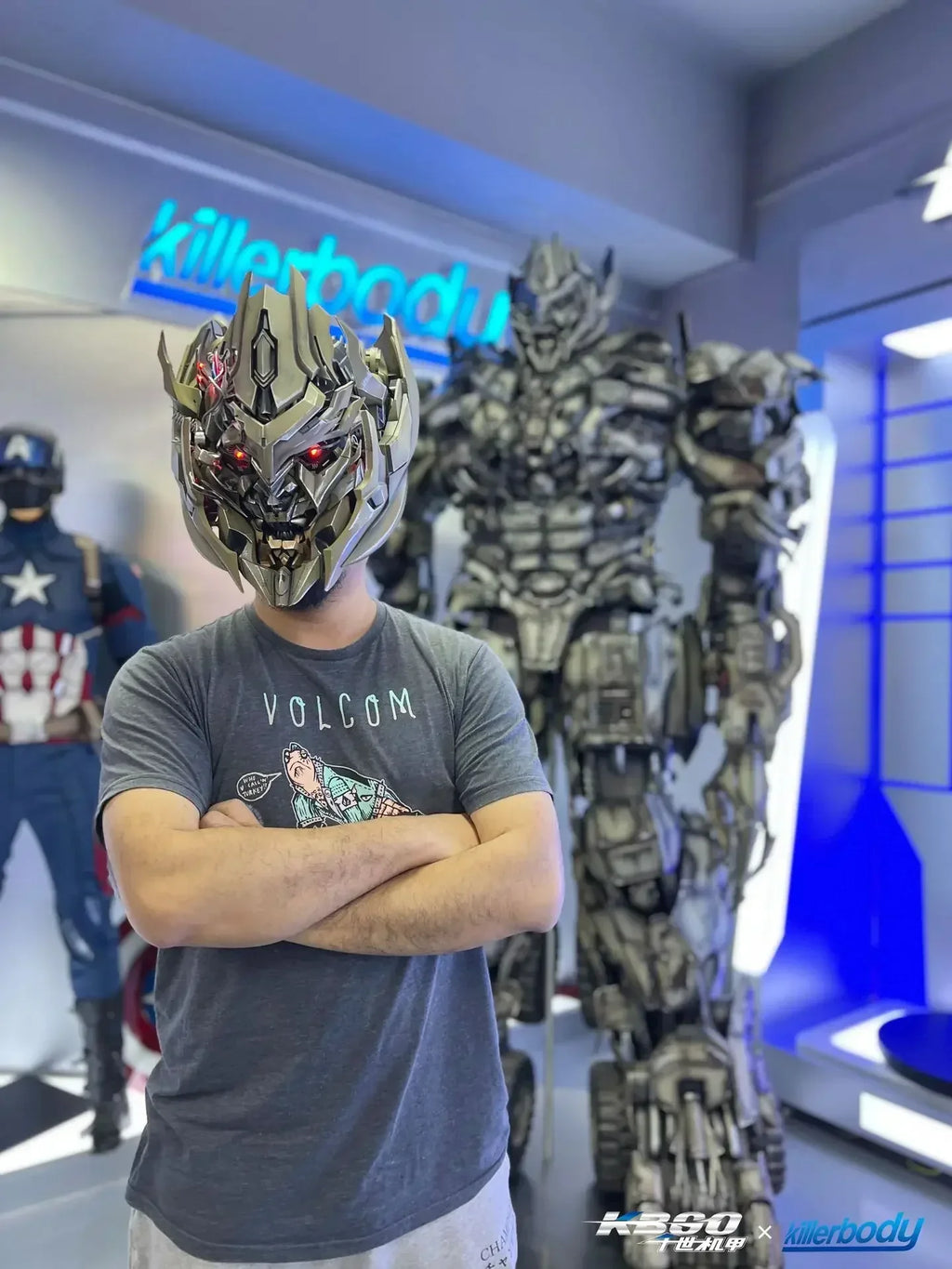 Megatron | Bumblebee Transformers Voice Control Cosplay Helmet (Copy)