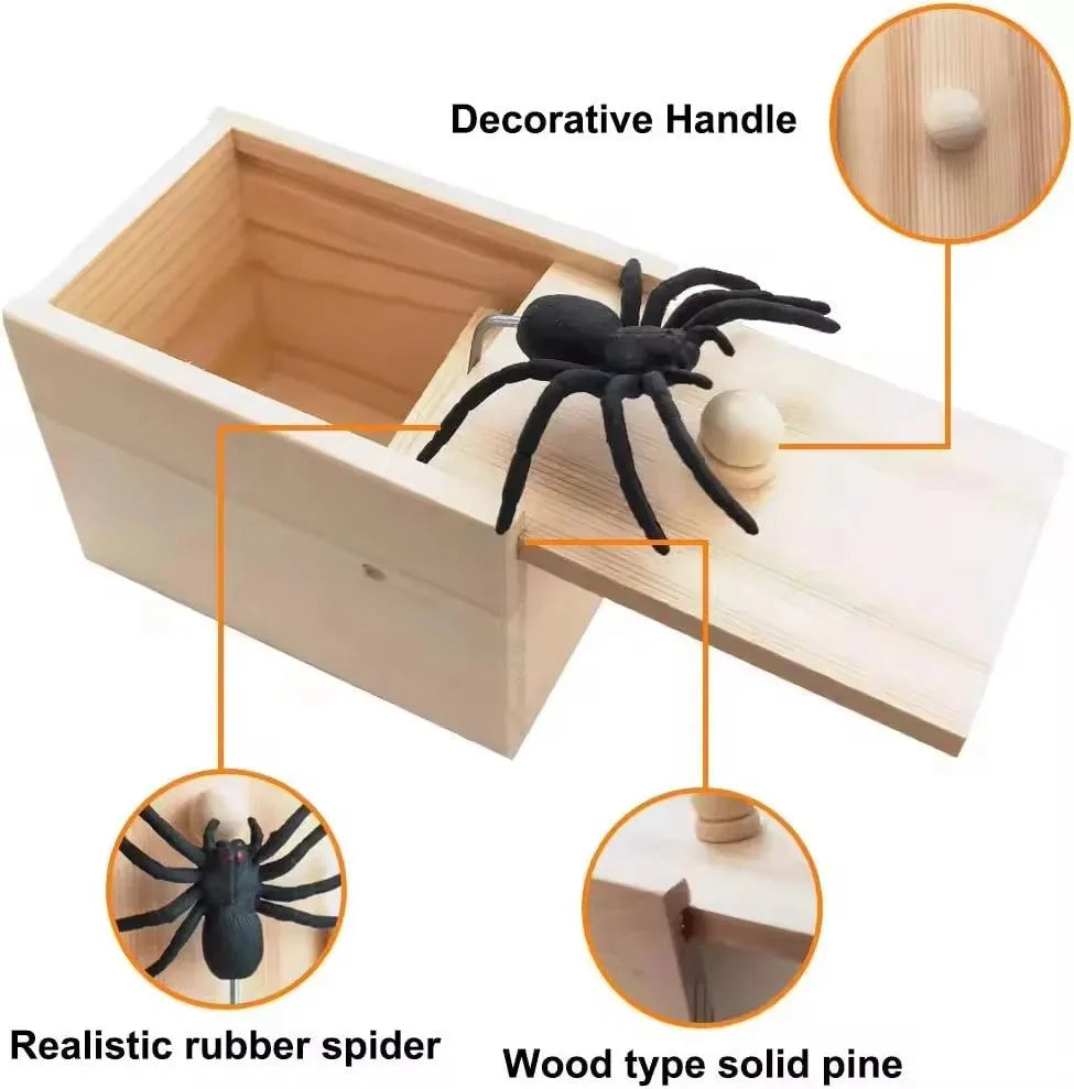 Surprise Spider Joke Box: Funny Prank Toy - GiftWave.co