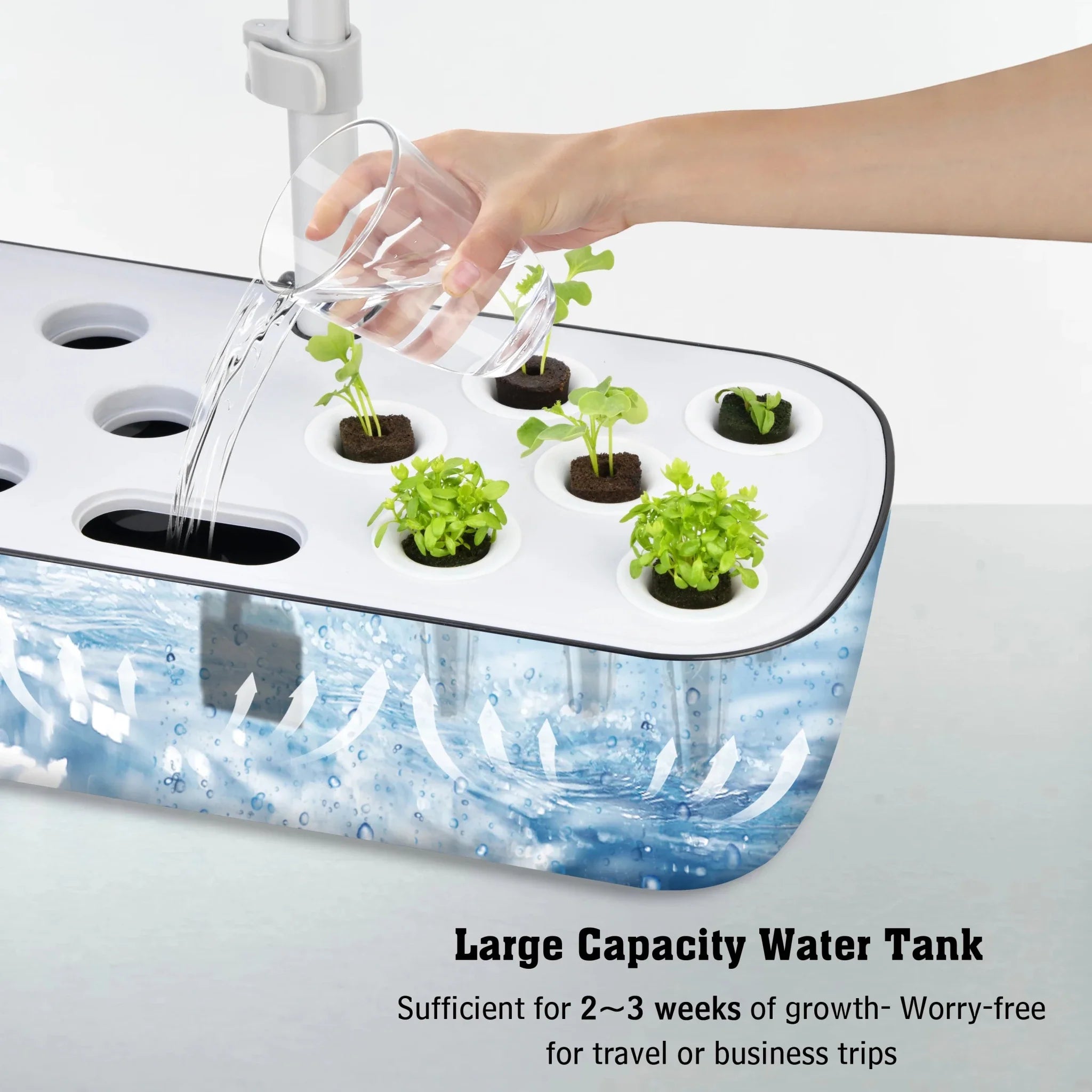 Indoor Herb Garden Hydroponic Kit 12-Pod – Smart LED Grow Light, Auto Ti... — View 6