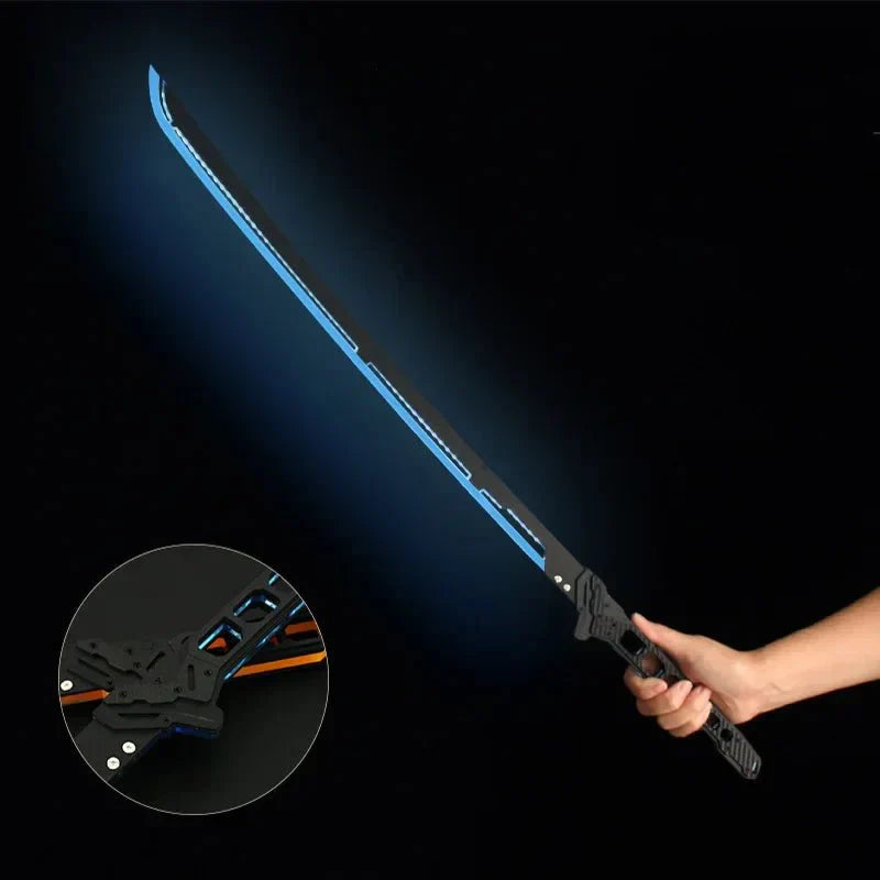 NeoBlade: 80cm Cyberpunk Luminous Toy Katana - GiftWave.co