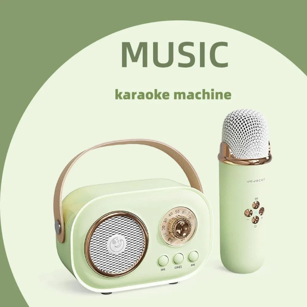 EchoVibe: Bluetooth Karaoke Speaker | TF Card, FM Radio, HiFi Bass, Hand... — View 4