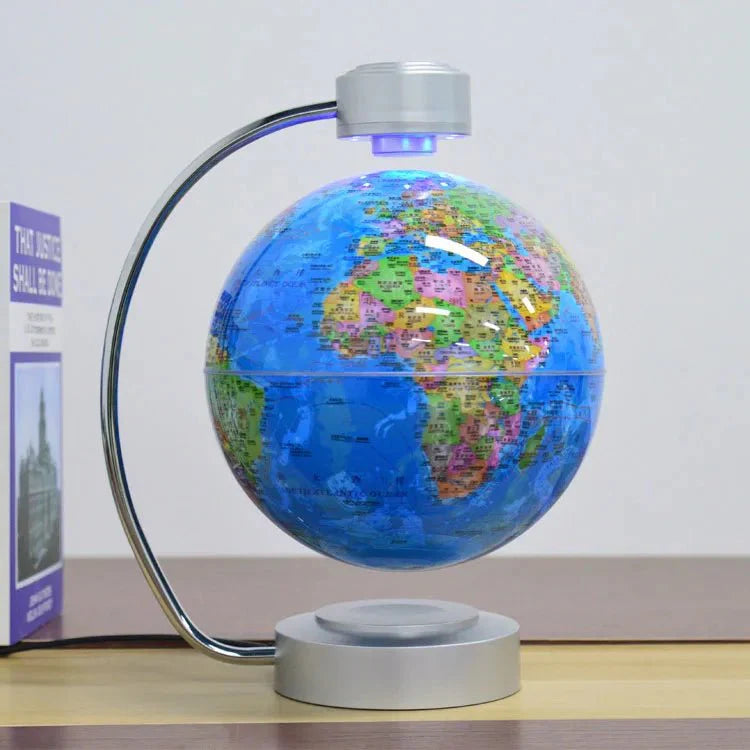 Levitating Globe 8" LED Luminous Floating World Map Globe Gift for Men Home Office - GiftWave.co