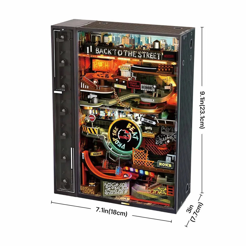 Robotime ROKR Marble Run Model Kit MR03S Hip-Hop Street Gaming Desk Deco... — View 7