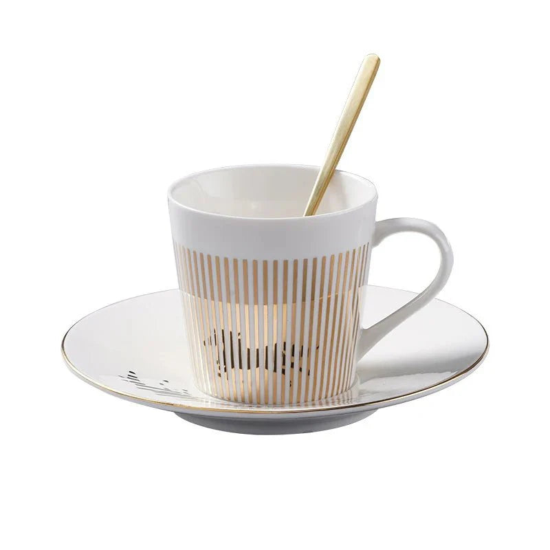 Luycho Anamorphic Mirror Reflection Cup | Locomotion Series Coffee & Tea Set - GiftWave.co