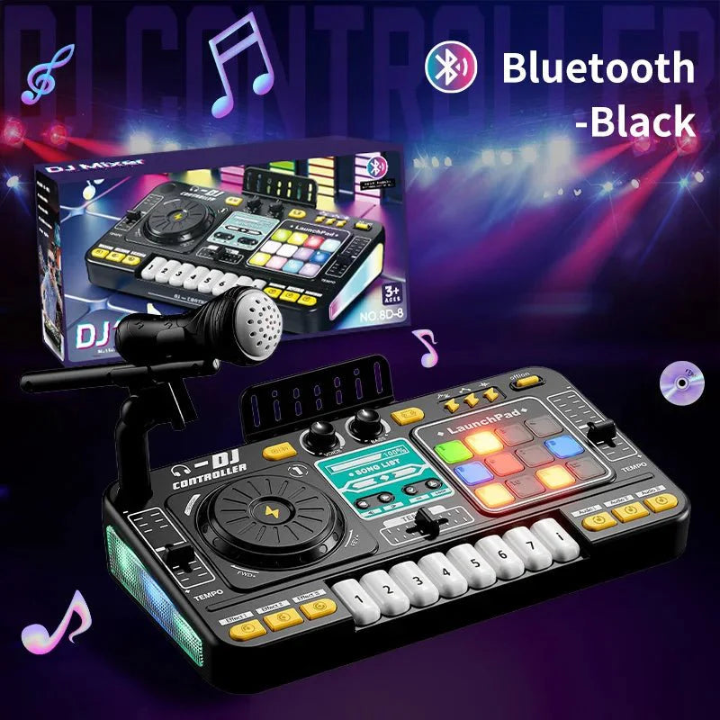 Kids Simulation DJ Mixer Controller | Multifunctional Musical Learning Toy — View 8