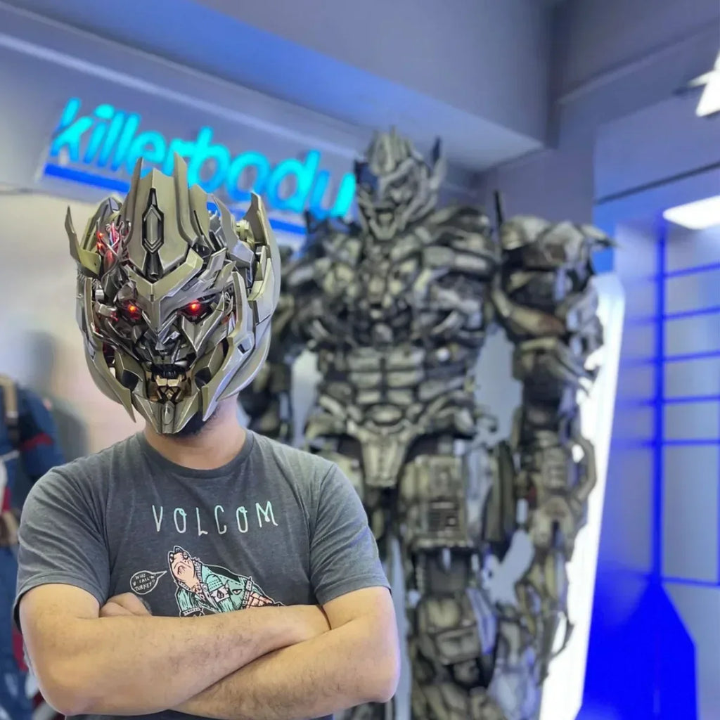 Megatron | Bumblebee Transformers Voice Control Cosplay Helmet (Copy)