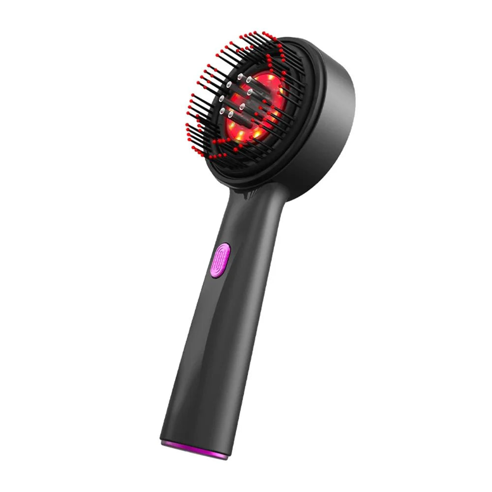 Electric Vibration Head Massager with Red LED Light – Scalp Stimulating ... — View 11