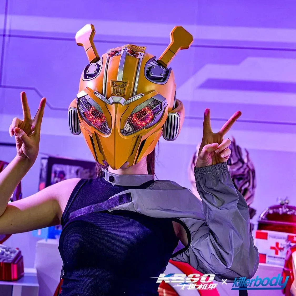 Megatron | Bumblebee Transformers Voice Control Cosplay Helmet (Copy)