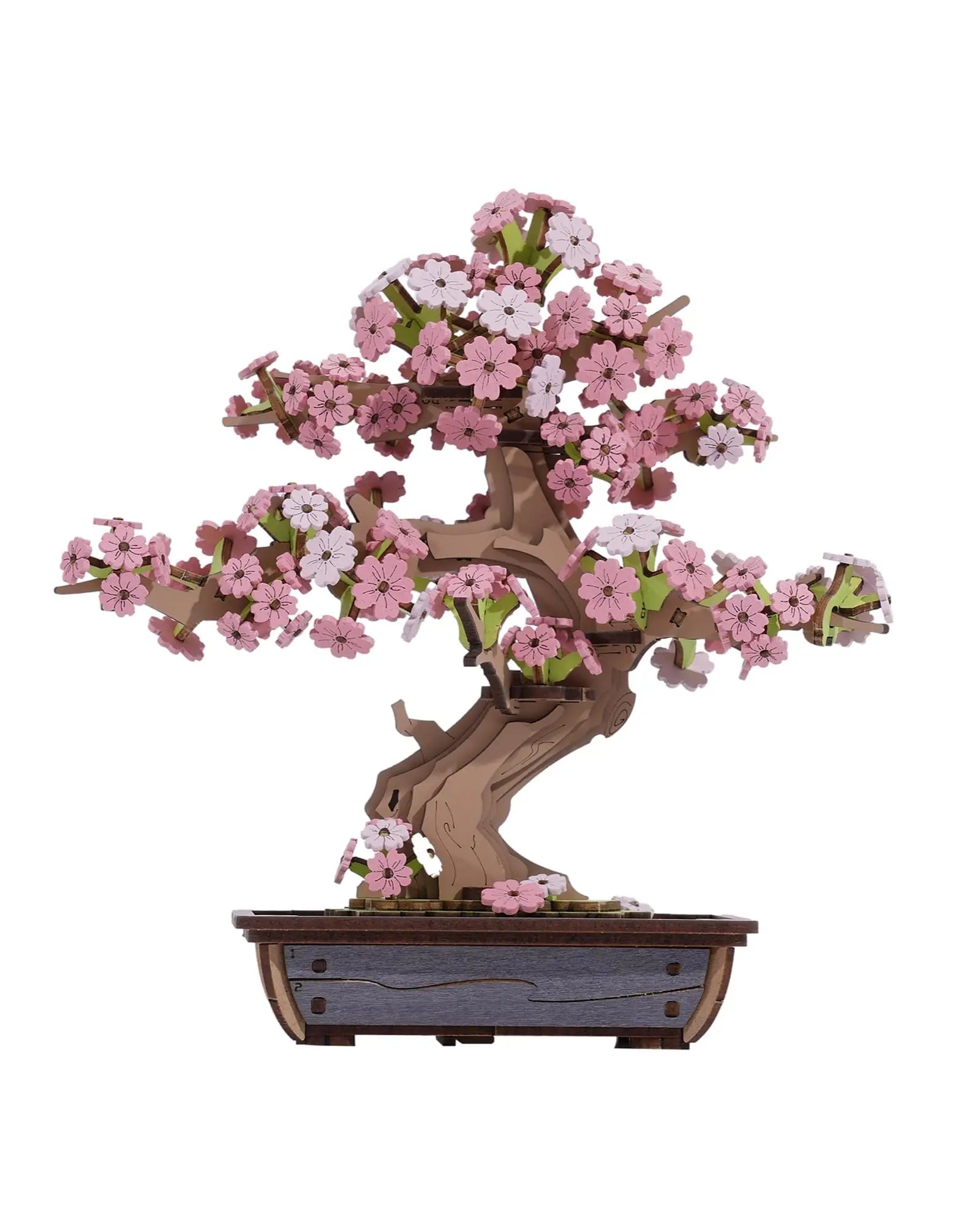 Rolife™ Eternal Bonsai Series | 3D Wooden Sakura & Evergreen Pine Puzzle Kit - GiftWave.co