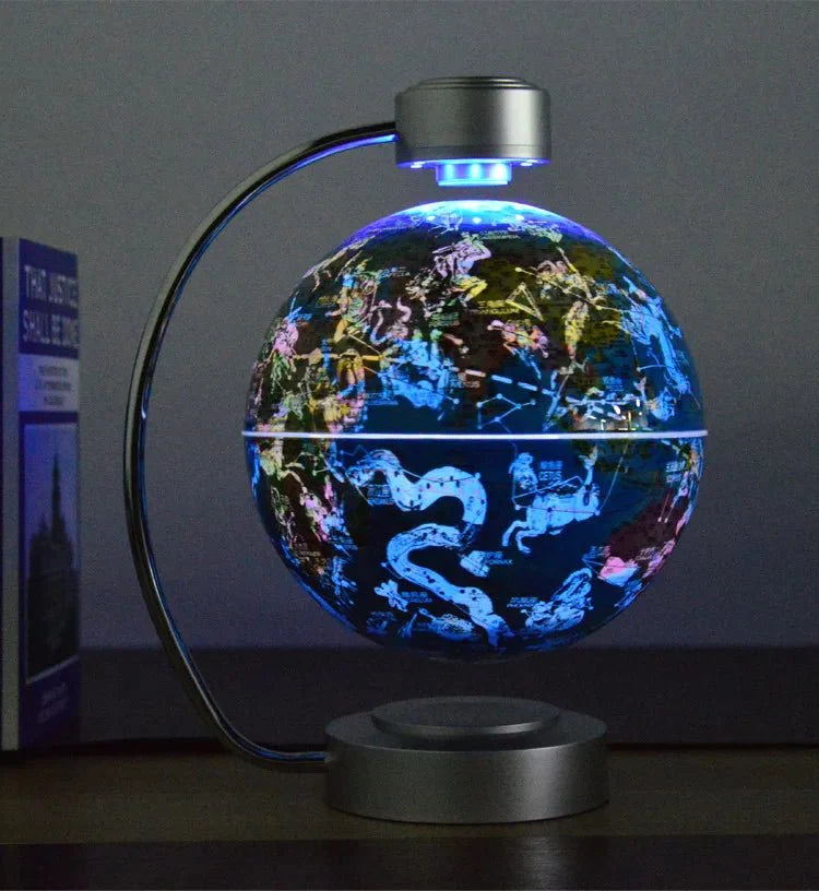 Levitating Globe 8" LED Luminous Floating World Map Globe Gift for Men Home Office - GiftWave.co