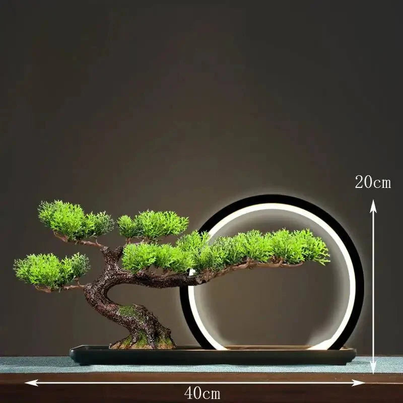 Luminous LED Artificial Bonsai Tree – Smart Interior Landscape & Living Room Decor - GiftWave.co