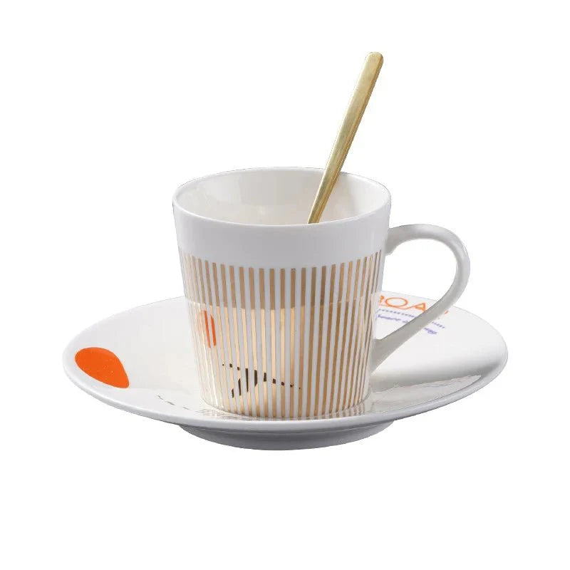 Luycho Anamorphic Mirror Reflection Cup | Locomotion Series Coffee & Tea Set - GiftWave.co