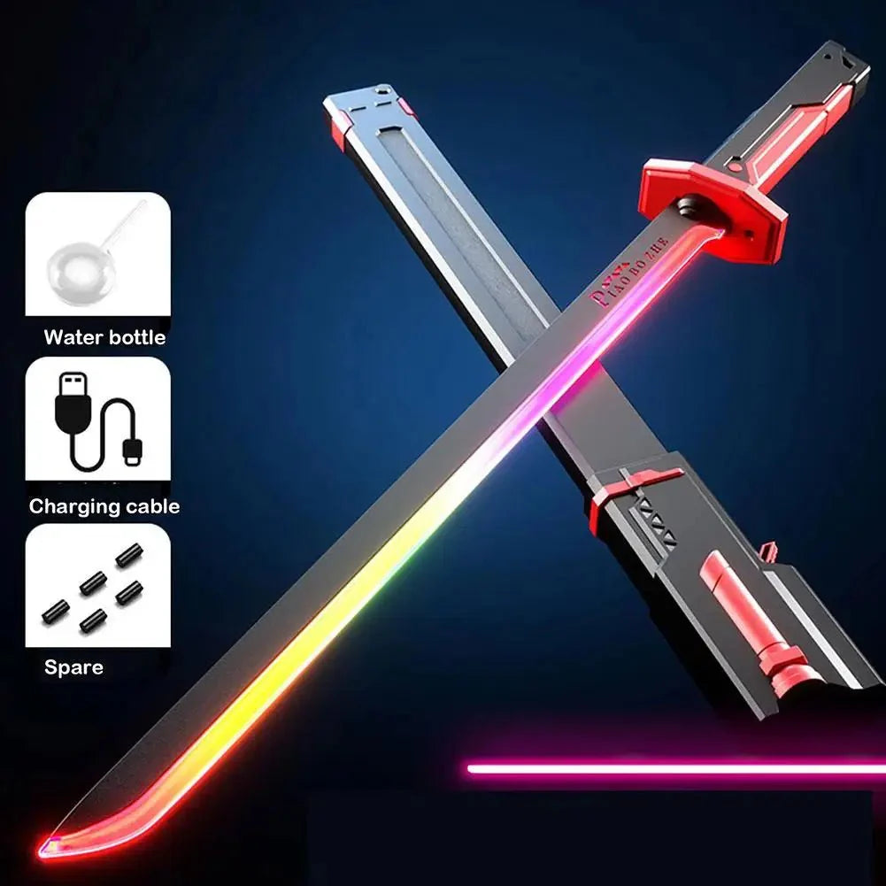 CyberSpark™ LED Streamer Sword | The Ultimate Glowing Blade with Smoke &... — Gift Idea