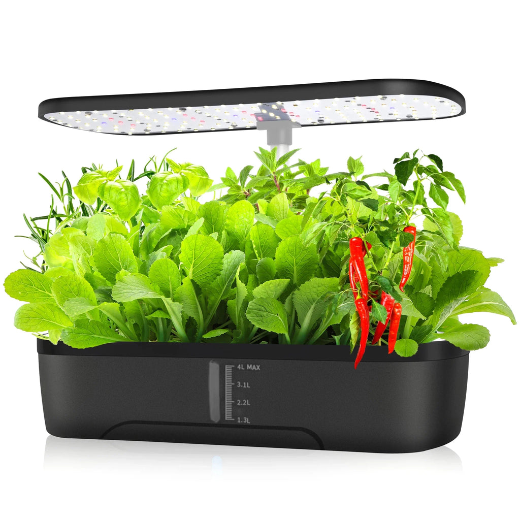 Indoor Herb Garden Hydroponic Kit 12-Pod – Smart LED Grow Light, Auto Ti... — Gift Idea