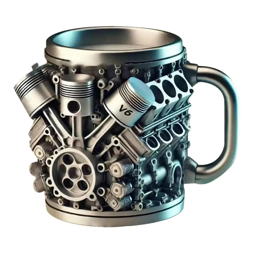 V8 Engines Stainless Steel Tankard Mug - GiftWave.co