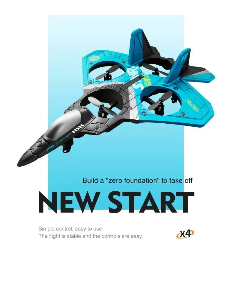 RC V17 Combat Aircraft 2.4G Remote Control Combat Aircraft Glider - GiftWave.co
