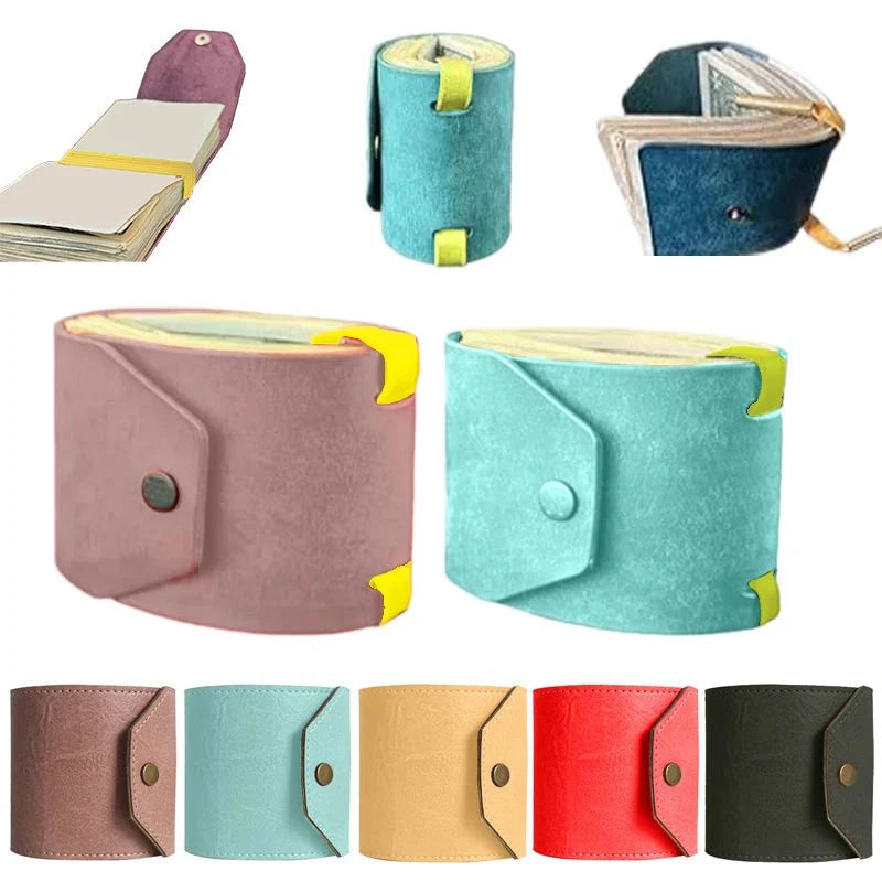 The Cash Wrap Leather Wallet – Luxury Compact Money Organizer & Fast Cash Access Holder - GiftWave.co