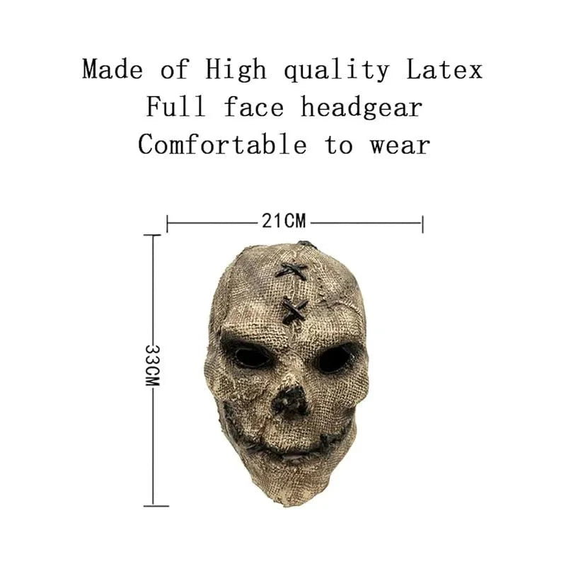 Horror Killer Skull Skeleton Cosplay Mask For Halloween — View 5
