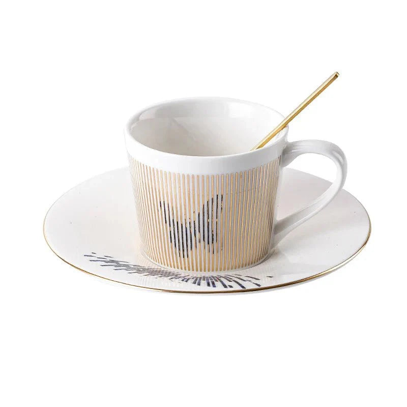 Luycho Anamorphic Mirror Reflection Cup | Locomotion Series Coffee & Tea Set - GiftWave.co