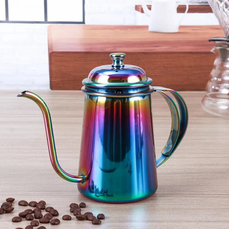 Imperial-Style 650ml Pour-Over Coffee Kettle Pot – Precision Manual Brewing — View 4