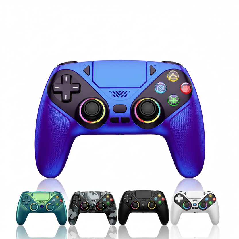 Wireless PS5 Controller – Hall Effect Triggers & Joysticks, RGB Lighting, Turbo, Programmable Buttons, PS5/PC - GiftWave.co