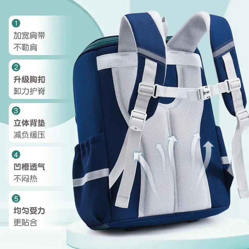 Kids Orthopedic School Backpack: Waterproof Primary Schoolbag — View 2
