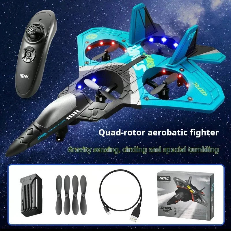 RC V17 Combat Aircraft 2.4G Remote Control Combat Aircraft Glider - GiftWave.co