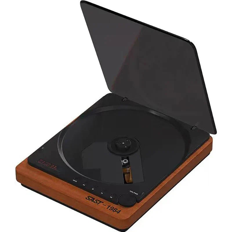 Wooden HiFi CD Player Bluetooth 5.1 SPDIF Optical USB Lossless Retro Desktop Audio No Speaker Remote - GiftWave.co