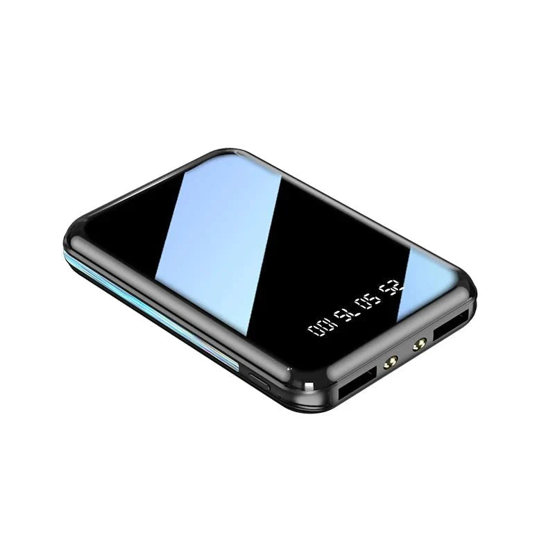 Ultra Mini Power Bank - High-Capacity Portable Charger with Mirror Screen — View 8