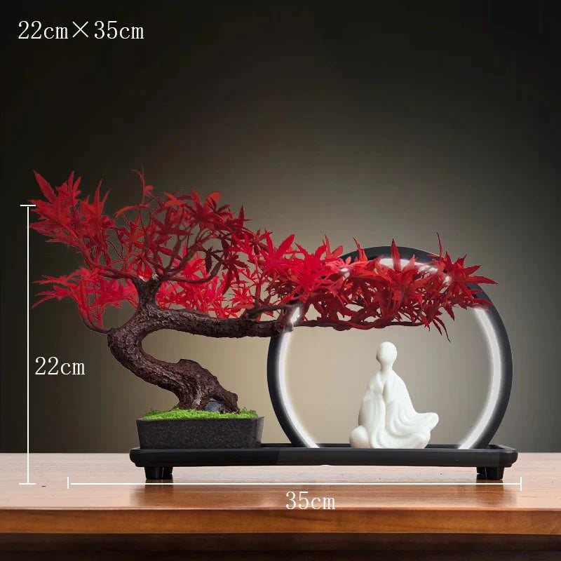 Luminous LED Artificial Bonsai Tree – Smart Interior Landscape & Living Room Decor - GiftWave.co