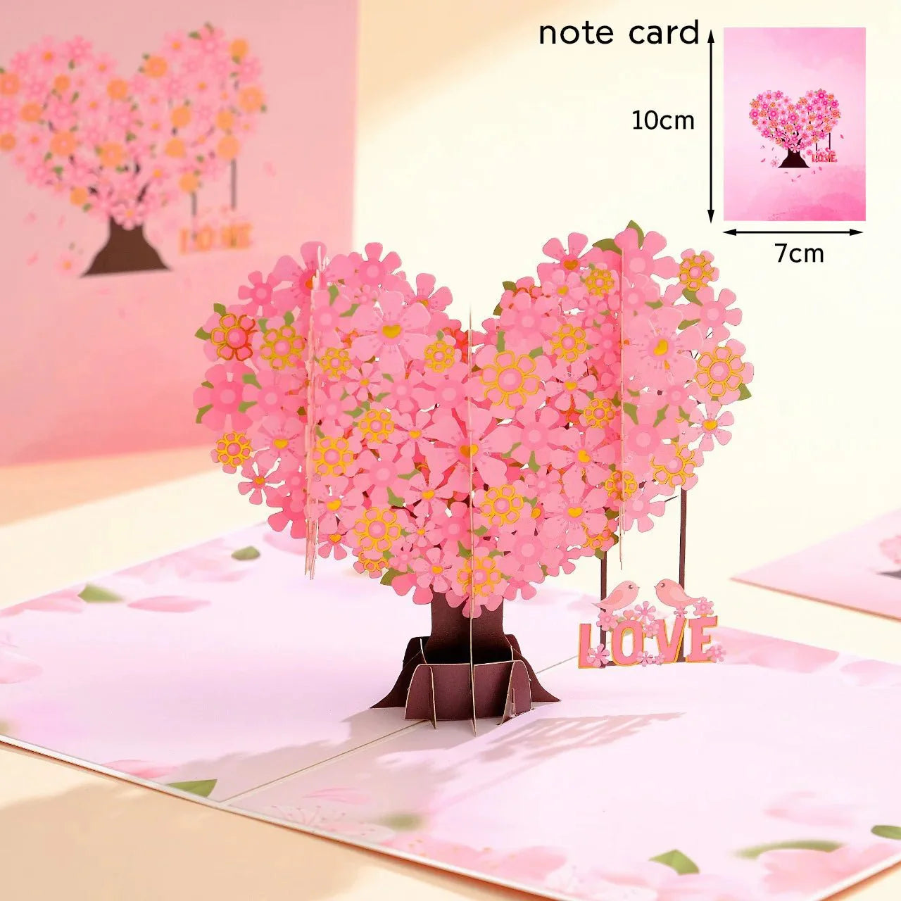 Thoughtful 3D Pop - Up Flower Bouquet Card - Forever Floral Greeting Set - GiftWave.co