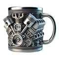 V8 Engines Stainless Steel Tankard Mug - GiftWave.co