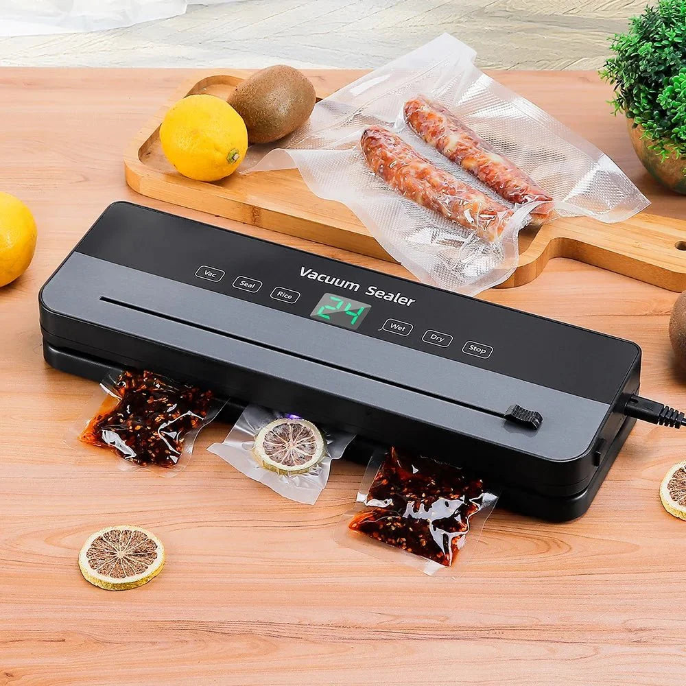 Vacuum Sealer Machine for Food – 65kPa Automatic Food Vacuum Sealer with... — Gift Idea