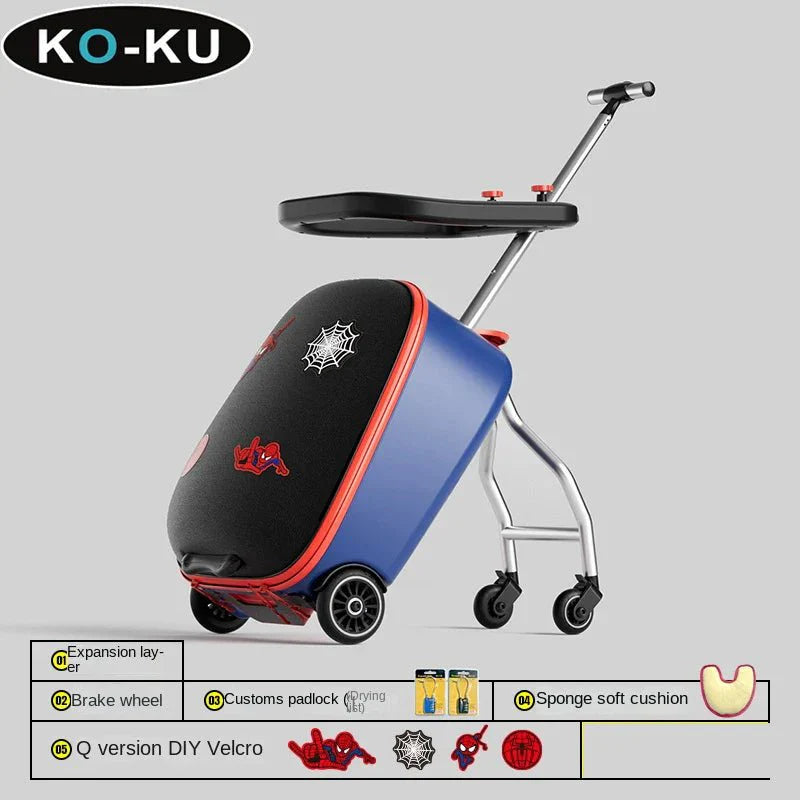 KO-KU Kid’s Multifunctional Detachable Suitcase & Stroller – 20-Inch Rid... — View 4