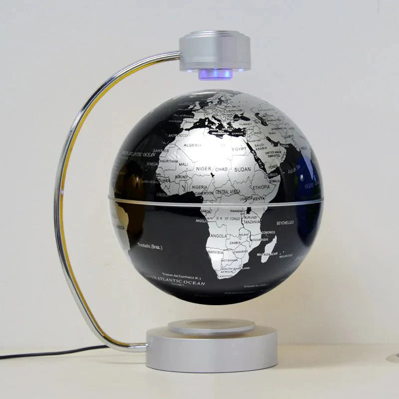 Levitating Globe 8" LED Luminous Floating World Map Globe Gift for Men Home Office - GiftWave.co