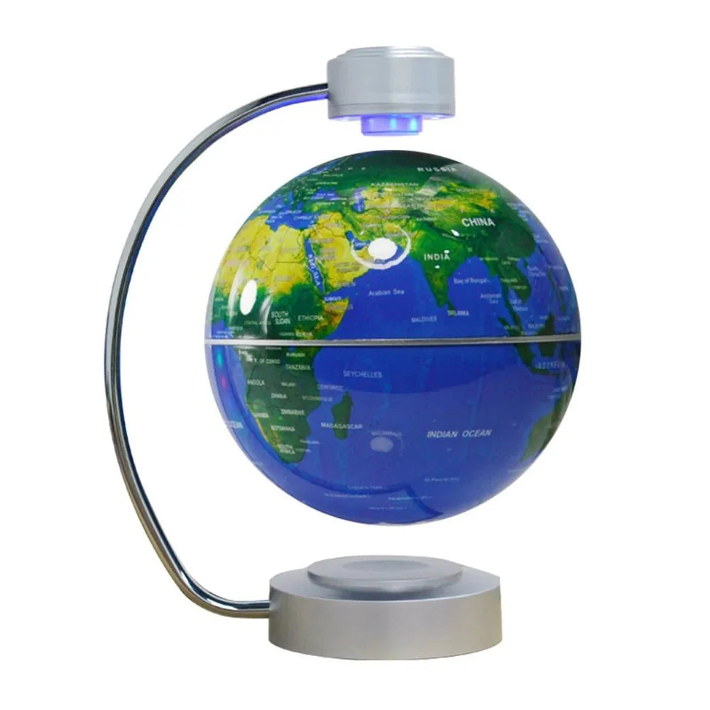 Levitating Globe 8" LED Luminous Floating World Map Globe Gift for Men Home Office - GiftWave.co