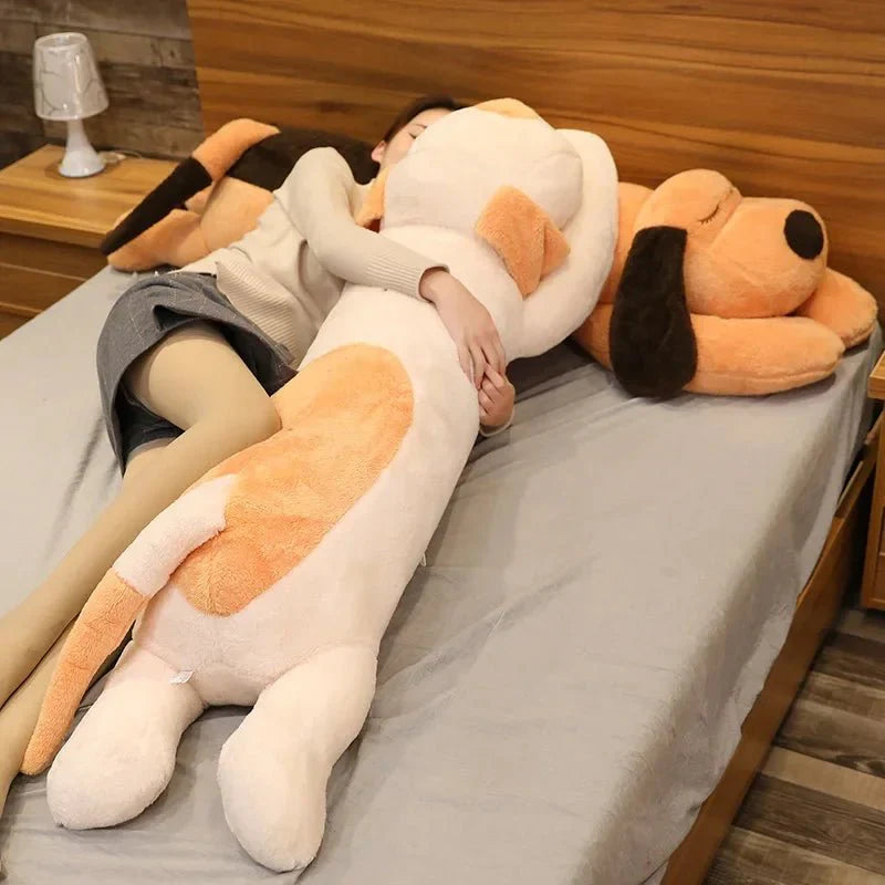 Giant Soft Dog Plush Pillow Doll – Long Sleep Companion & Stuffed Toy — View 3