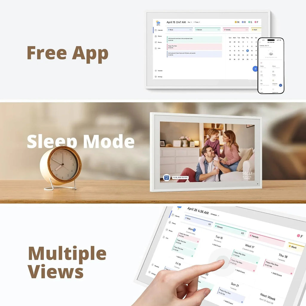 SmartHub 15.6 - Inch Digital Family Calendar | The 2026 Home Command Center - GiftWave.co