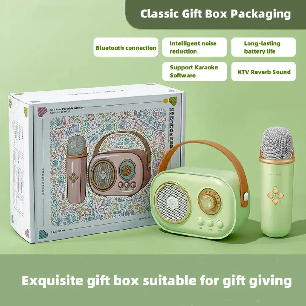 EchoVibe: Bluetooth Karaoke Speaker | TF Card, FM Radio, HiFi Bass, Hand... — View 8