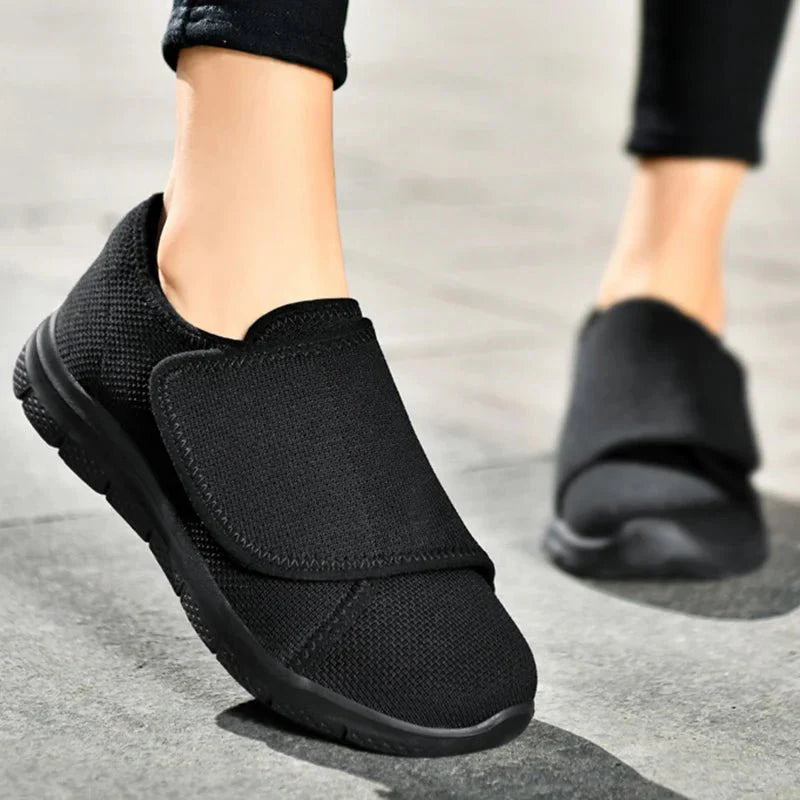Women's Breathable Wide - Toe Walking Sneakers – Lightweight Non - Slip Cushioned Casual Shoes - GiftWave.co