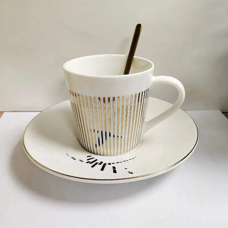 Luycho Anamorphic Mirror Reflection Cup | Locomotion Series Coffee & Tea Set - GiftWave.co