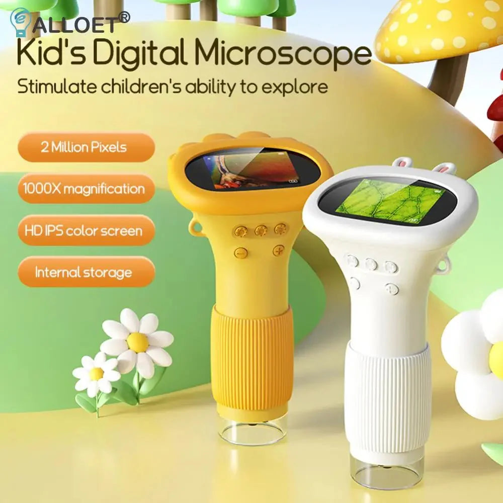1000X Handheld Digital Microscope 2 Inch IPS Screen For Kids — View 5