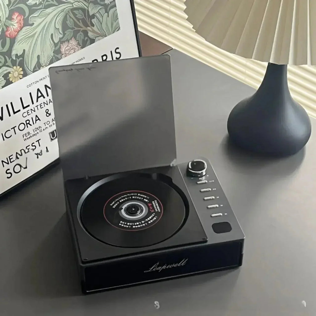 Portable CD Player Walkman Bluetooth 5.0 LCD Screen Built - In Speaker Anti - Skip USB - C Rechargeable Gift - GiftWave.co
