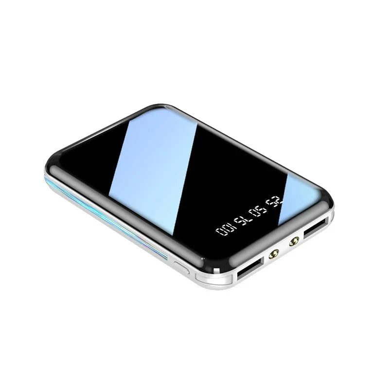 Ultra Mini Power Bank - High-Capacity Portable Charger with Mirror Screen — View 9